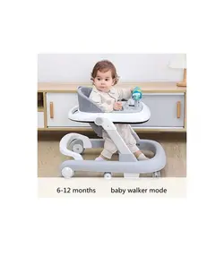 روروئک و واکر دو کاره کودک آبی Babobaby