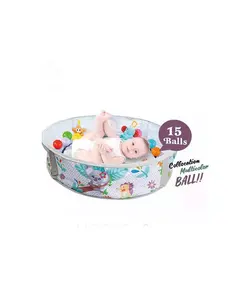 تشک بازی و استخر توپ کودک طرح زنبور و طوطی Tiibaby