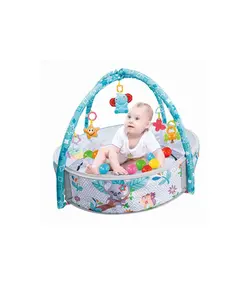تشک بازی و استخر توپ کودک طرح زنبور و طوطی Tiibaby