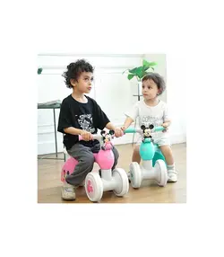 واکر سه چرخ طرح میکی ماوس صورتی Minnie Mouse
