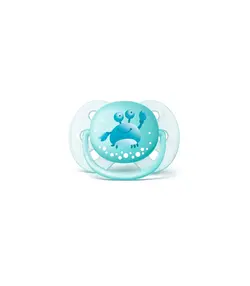 پستانک پسرانه الترا سافت فیلیپس اونت 0 تا 6 ماه طرح خرچنگ و ستاره دریایی Philips Avent