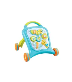 واکر کودک چند کاره موزیکال آبی Baby walker