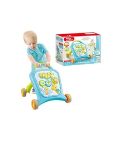 واکر کودک چند کاره موزیکال آبی Baby walker