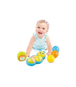 واکر کودک چند کاره موزیکال آبی Baby walker
