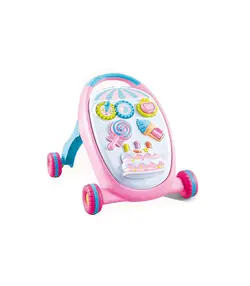 واکر کودک موزیکال چندکاره صورتی Baby walker