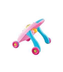 واکر کودک موزیکال چندکاره صورتی Baby walker
