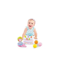 واکر کودک موزیکال چندکاره صورتی Baby walker