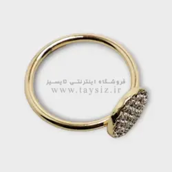 انگشتر زنانه استیل نگین دار مدل SR1008
