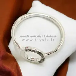 انگشتر زنانه استیل نگین دار مدل SR1004