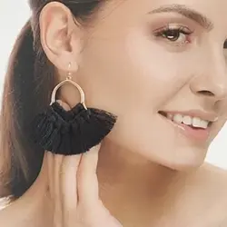 گوشواره زنانه ابریشمی مدل SE1023