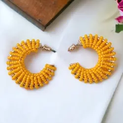 گوشواره زنانه منجوقی مدل SE1013