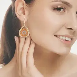 گوشواره زنانه استیل مدل SE1007
