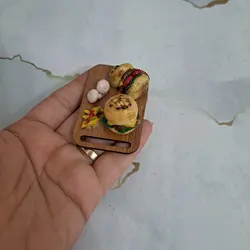 مگنت یخچالی همبرگر - بازارباز