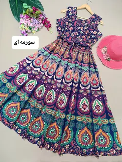 سارافون هندی طرح طاووس