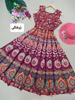 سارافون هندی طرح طاووس