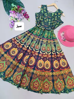 سارافون هندی طرح طاووس