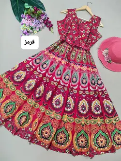 سارافون هندی طرح طاووس