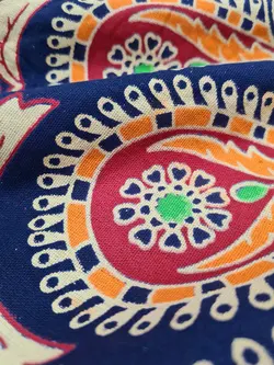 سارافون هندی طرح طاووس سبز