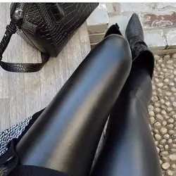 شلوار لگ چرم توکرکی کمرپهن سایز بزرگ