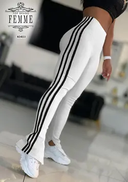 شلوار لگ کبریتی سه خط زنانه