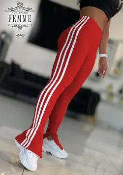 شلوار لگ کبریتی سه خط زنانه