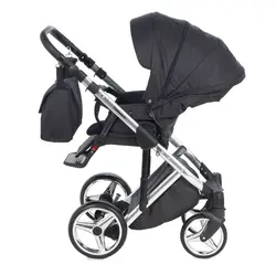 ست کالسکه مشکی 4 تکه آدامکس مدل CHANTAL STAR 7