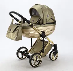 ست کالسکه طلایی 4 تکه آدامکس مدل CHANTAL STAR 20