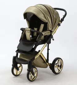 ست کالسکه طلایی 4 تکه آدامکس مدل CHANTAL STAR 20