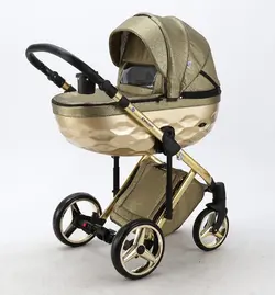 ست کالسکه طلایی 4 تکه آدامکس مدل CHANTAL STAR 20