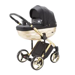 ست کالسکه مشکی 4 تکه آدامکس مدل CHANTAL STAR 6