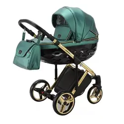 ست کالسکه سبز 4 تکه چرم آدامکس مدل CHANTAL STAR 105 (پیش فروش)