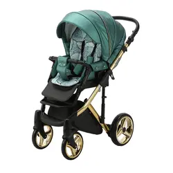 ست کالسکه سبز 4 تکه چرم آدامکس مدل CHANTAL STAR 105 (پیش فروش)