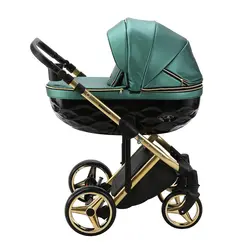 ست کالسکه سبز 4 تکه چرم آدامکس مدل CHANTAL STAR 105 (پیش فروش)