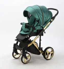 ست کالسکه سبز 4 تکه چرم آدامکس مدل CHANTAL STAR 105 (پیش فروش)