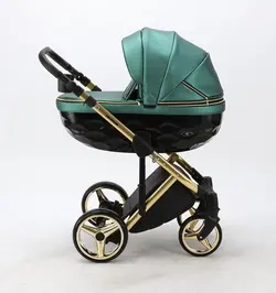 ست کالسکه سبز 4 تکه چرم آدامکس مدل CHANTAL STAR 105 (پیش فروش)