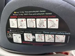 صندلی ماشین کودک مشکی آنیمو ANIMO