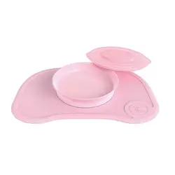 ظرف غذاخوری با صفحه نگهدارنده بزرگ توییست شیک TWISTSHAKE صورتی