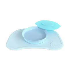 ظرف غذاخوری با صفحه نگهدارنده بزرگ توییست شیک TWISTSHAKE آبی