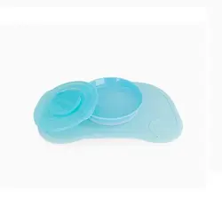 ظرف غذاخوری با صفحه نگهدارنده بزرگ توییست شیک TWISTSHAKE آبی