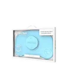 ظرف غذاخوری با صفحه نگهدارنده بزرگ توییست شیک TWISTSHAKE آبی