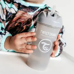 لیوان آبمیوه خوری نی دار 360 میلی لیتر توییست شیک TWISTSHAKE