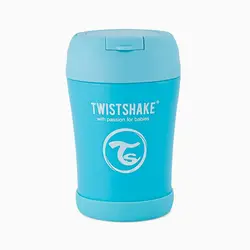 فلاسک نگهدارنده غذا کودک استیل آبی توییست شیک TWISTSHAKE