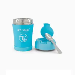 فلاسک نگهدارنده غذا کودک استیل آبی توییست شیک TWISTSHAKE