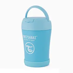 فلاسک نگهدارنده غذا کودک استیل آبی توییست شیک TWISTSHAKE