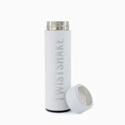 فلاسک استیل 420 میلی لیتر سفید توییست شیک TWISTSHAKE