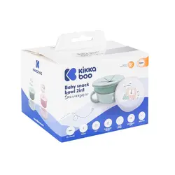 ظرف غذا و اسنک کودک کیکابو Kikka boo مدل Savanna سبز