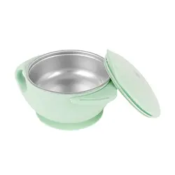 ظرف غذای گرم نگهدارنده استیل کیکابو Kikka boo مدل گربه سبز