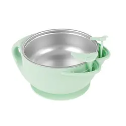 ظرف غذای گرم نگهدارنده استیل کیکابو Kikka boo مدل گربه سبز