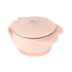 ظرف غذای گرم نگهدارنده استیل کیکابو Kikka boo مدل گربه صورتی