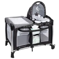 تخت و پارک مشکی بیبی ترند BABY TREND مدل GOLite ELX